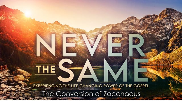 Never the Same - The Conversion of Zacchaeus