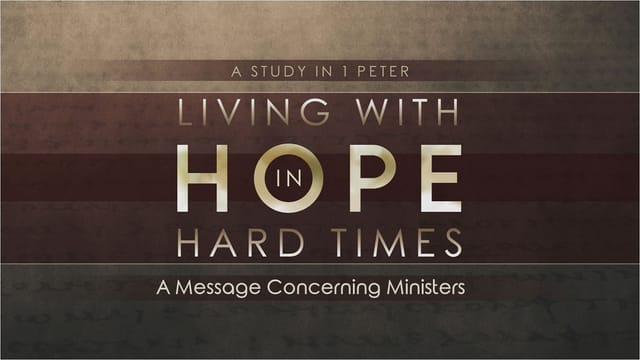 A Message Concerning Ministers